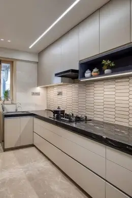 Kitchen Interior Design Lucknow - Rising Engineers Construction